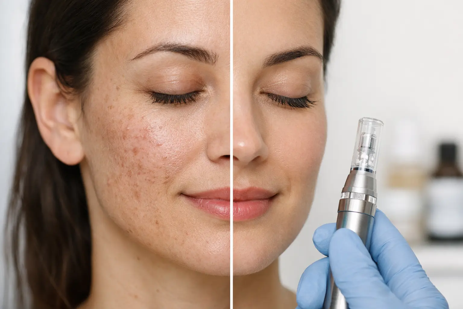 Microneedling Acne Scar Results Example Explained