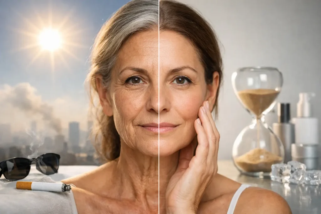 What Causes Premature Skin Aging Over Time?