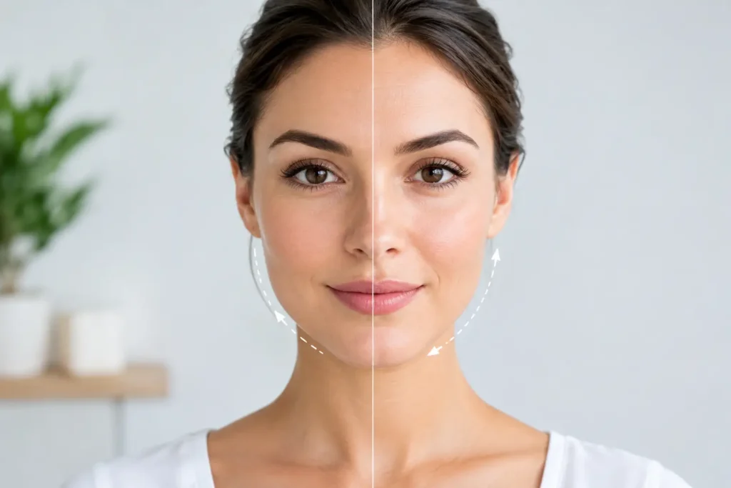 Facial Asymmetry Correction for Natural Balance